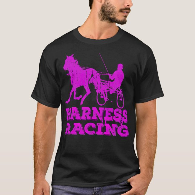 T-shirt Harness Horse Racing cheval (Devant)