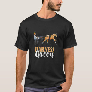 T-shirt Harness Racing Queen Horse Racer Crown Trotting Ho