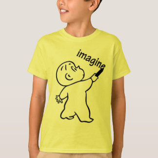 T-shirt Harold et la rayonne violette "Imagine"