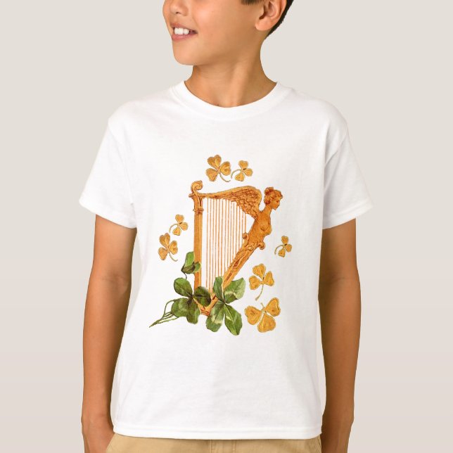 T-SHIRT HARP IRISH D'OR (Devant)