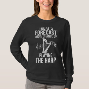 T-shirt Harp Music Instrument Player Débutant Leçon 4