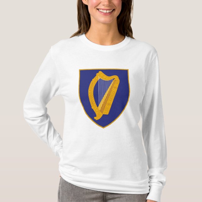 T-shirt Harpe Brian Boru - Symbole de l'Irlande (Devant)