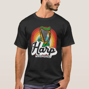 T-shirt Harpe celtique instrument à cordes cueillies Harpi