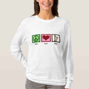 T-shirt Harpe d'amour pour la paix