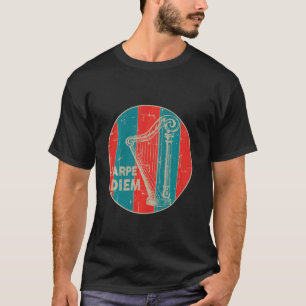 T-shirt Harpe Diem Harp Joueur Harper Harpist