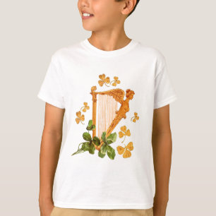 T-SHIRT HARPE IRLANDAISE D'OR