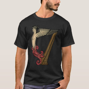 T-shirt Harpe Player Harpist Music