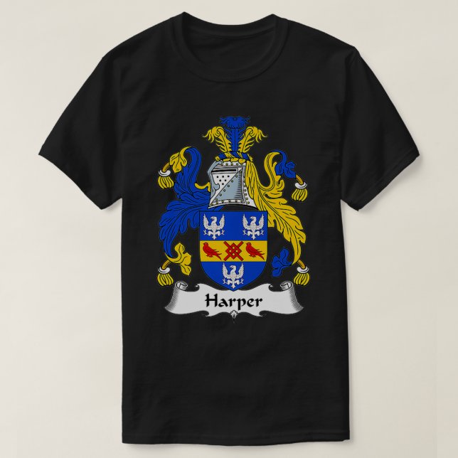 T-shirt Harper Coat of Arms  Family Crest 60th  (Design devant)