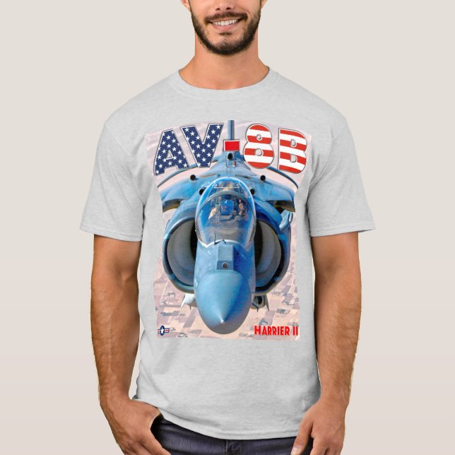 T-SHIRT HARRIER II AV-8B (Devant)