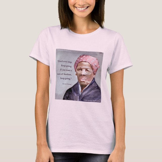 T-shirt Harriet Tubman & Citation Femmes (Devant)