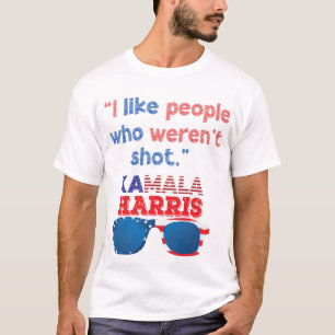 T-shirt Harris 2024 Drôle J'aime les gens qui n'ont pas ét