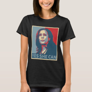 T-shirt Harris 2024 Élection Présidentielle Kamala Oui Ell