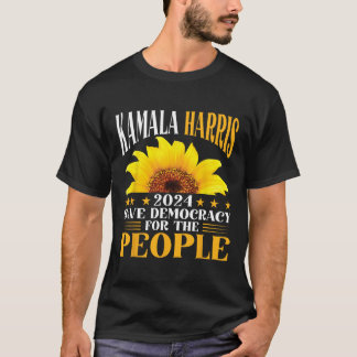 T-shirt Harris 2024 Sauver La Démocratie Pour Le Peuple Su