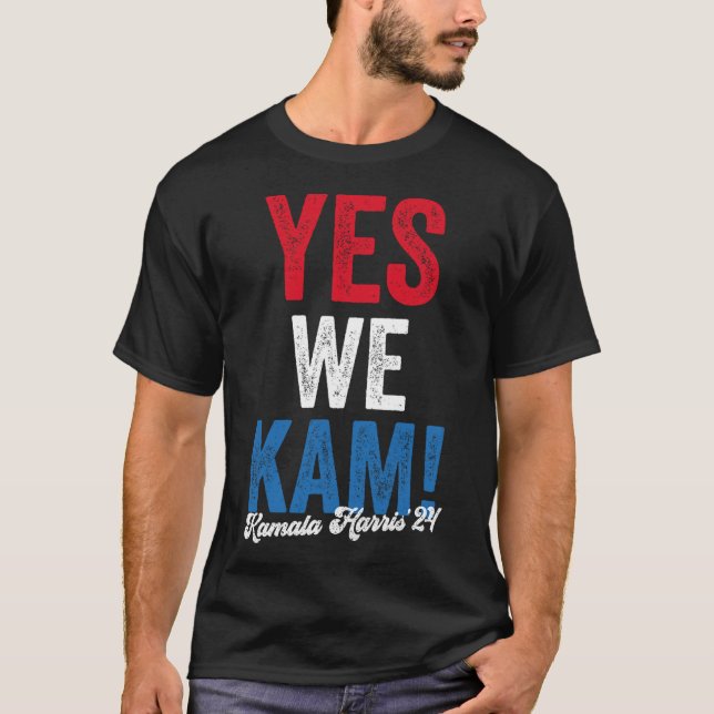 T-shirt Harris 2024 Support I&#' ; m Avec Son Kamala Harri (Devant)