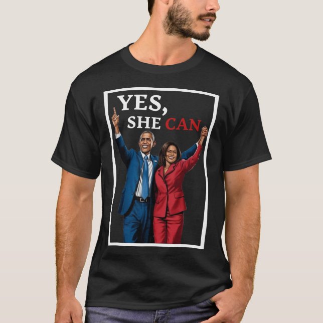 T-shirt Harris Et Barack Obama À L'Avant Des Élections De  (Devant)