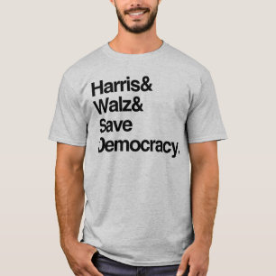 T-shirt Harris et Walz et Save Democracy