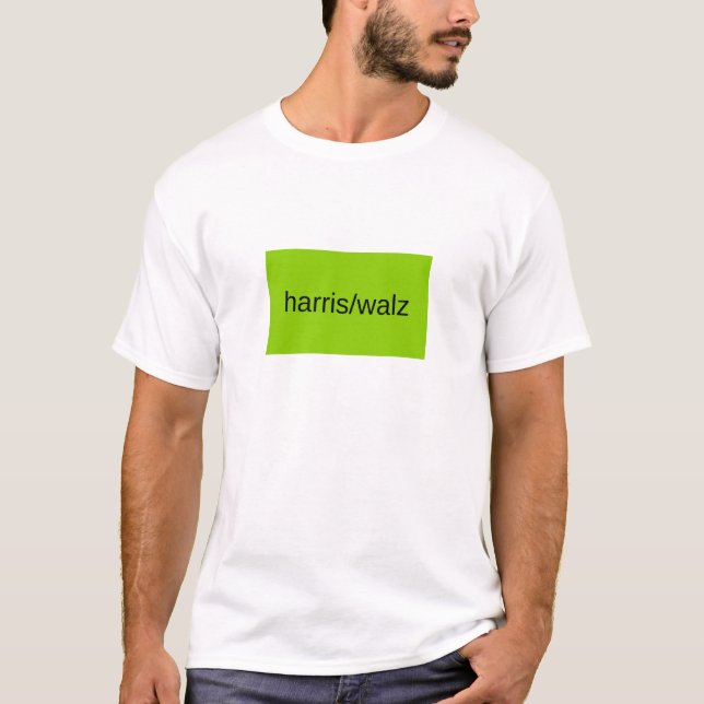 T-shirt harris et walz été 2024 résidence verte (Devant)
