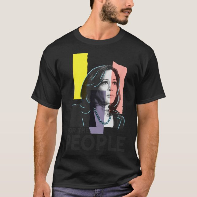 T-shirt Harris For People 2024 Election President (Devant)