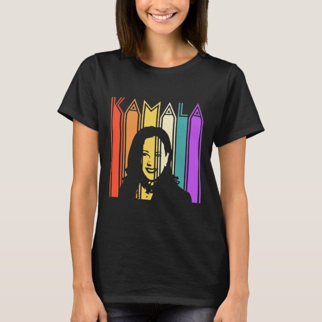 T-shirt Harris Gig Retro Art Portrait Silhouette Harris 2 (Devant)