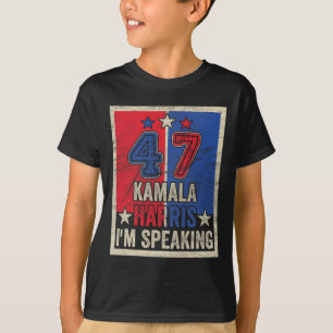 T-shirt Harris I'm Speaking Citation de la campagne présid