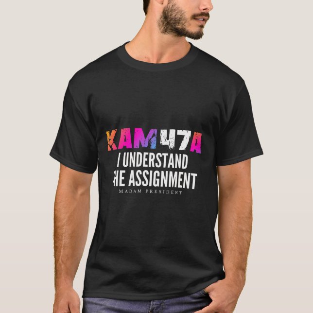 T-shirt Harris Kam47a Je Comprends Le Mème D'Ignorance (Devant)