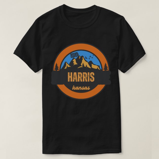 T-shirt Harris, Kansas (Design devant)