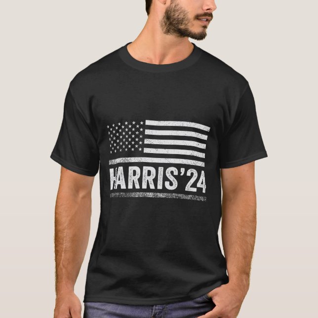 T-shirt Harris Pour L'Élection Du Président Démocrate Amér (Devant)