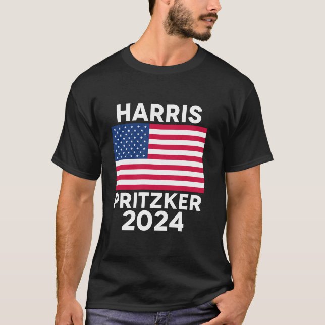 T-shirt Harris Pritzker 2024 T (Devant)