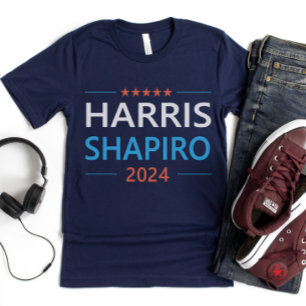 T-shirt Harris Shapiro 2024 Kamala Harris Démocrate