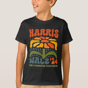 T-shirt Harris W Waltz 2024 Retro Boho Vintage flux Super