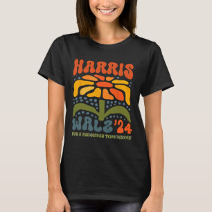T-shirt Harris W Waltz 2024 Retro Boho Vintage flux Super