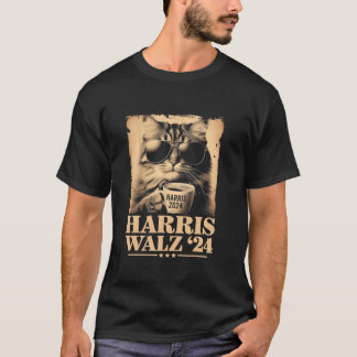 T-shirt Harris Waltz 2024 Election Cat Lady Kamala Harris