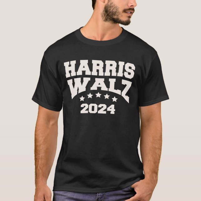 T-shirt Harris Waltz 2024, Kamala Harris Tim Waltz 2024 (Devant)