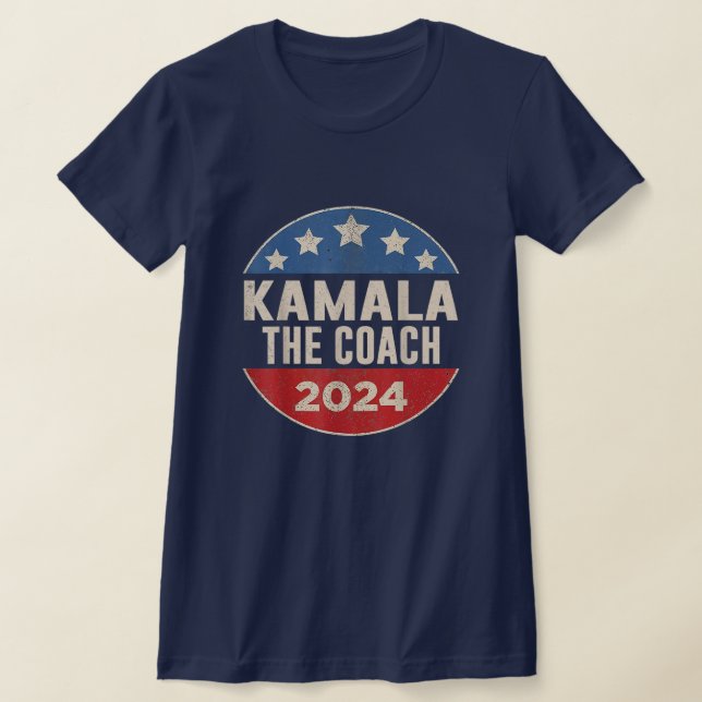 T-shirt Harris Waltz 2024 Shirt Kamala Harris Coach Walz (Poser)
