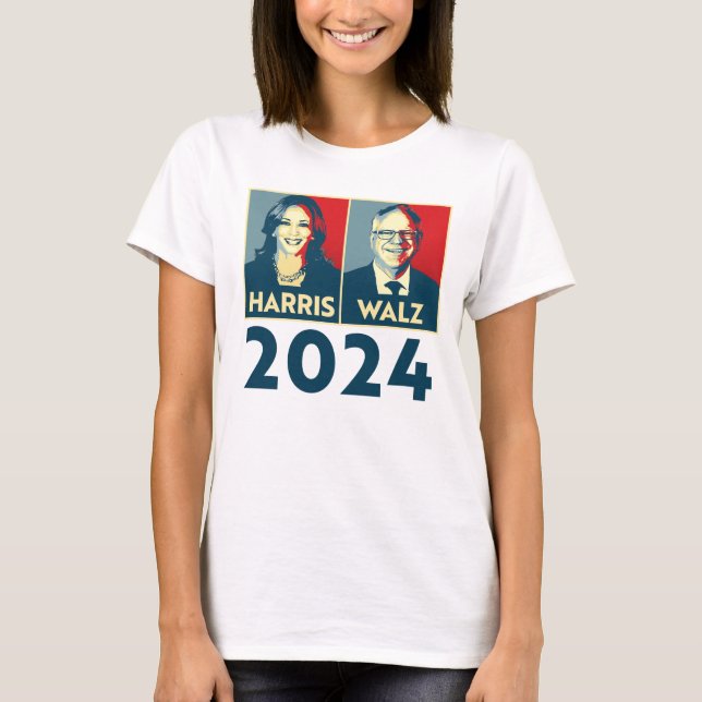 T-shirt Harris Walz 2024 (Devant)