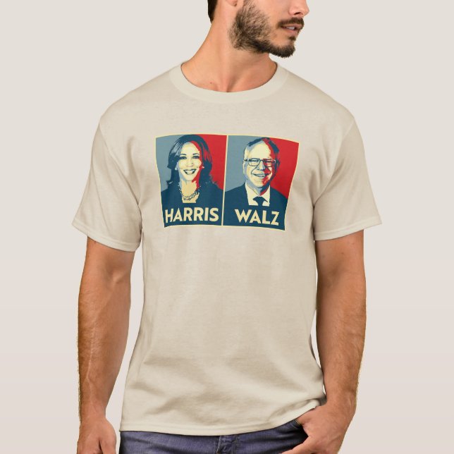 T-shirt Harris Walz 2024 (Devant)
