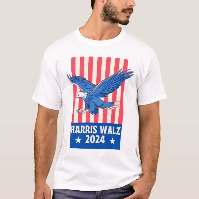 T-shirt Harris Walz 2024 (Devant)