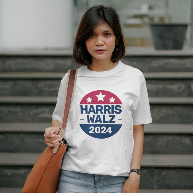 T-shirt Harris Walz 2024 Campagne pour le président Patrio (Harris Walz 2024 Campaign for President Patriotic Kamala )