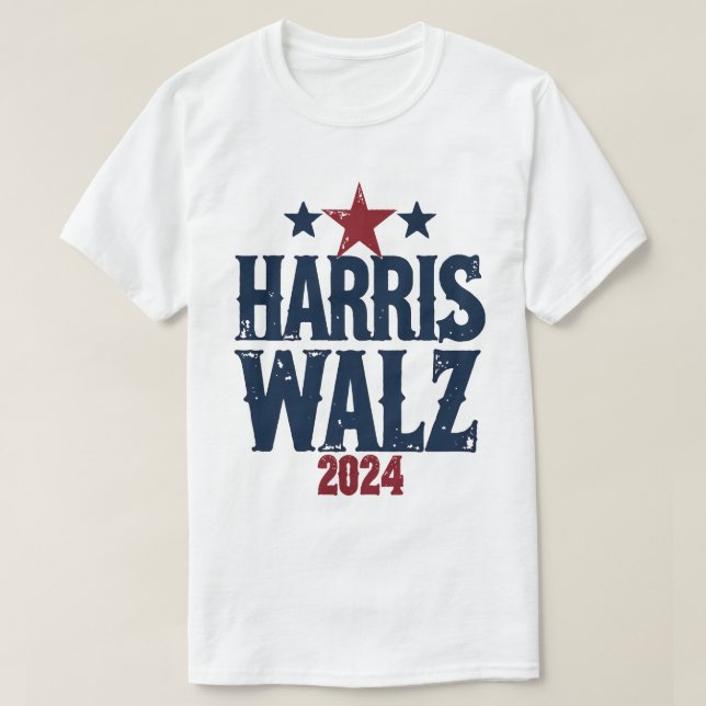 T-shirt Harris Walz 2024 Election Kamala Harris Tim Waltz (Design devant)