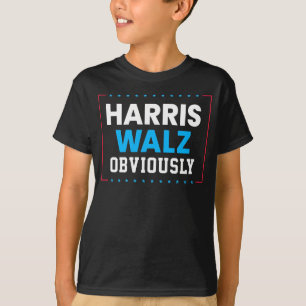T-shirt Harris Walz 2024 Évidemment