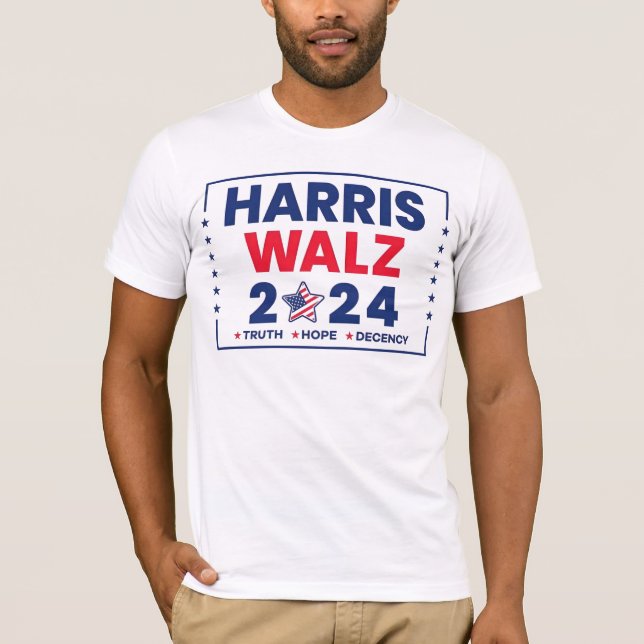 T-shirt Harris Walz 2024 | Harris Walz (Devant)
