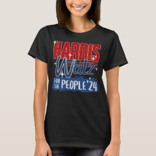 T-shirt Harris Walz 2024 pour le démocrate électoral popul