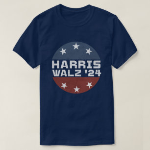 T-shirt Harris Walz 2024 Rainbow LGBTQ Pride drapeau