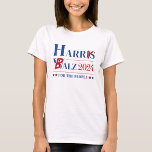 T-shirt Harris Walz 24 Harry Balz 2024 Pour Le Peuple