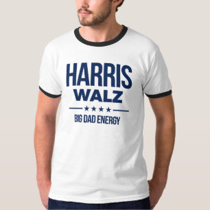T-shirt Harris Walz Big Dad Energy