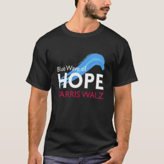 T-shirt Harris Walz Blue Wave of Hope
