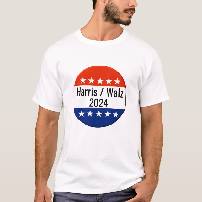 T-shirt Harris Walz Élection 2024 (Devant)