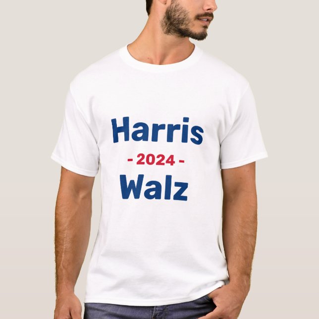 T-shirt Harris Walz Élection 2024 (Devant)