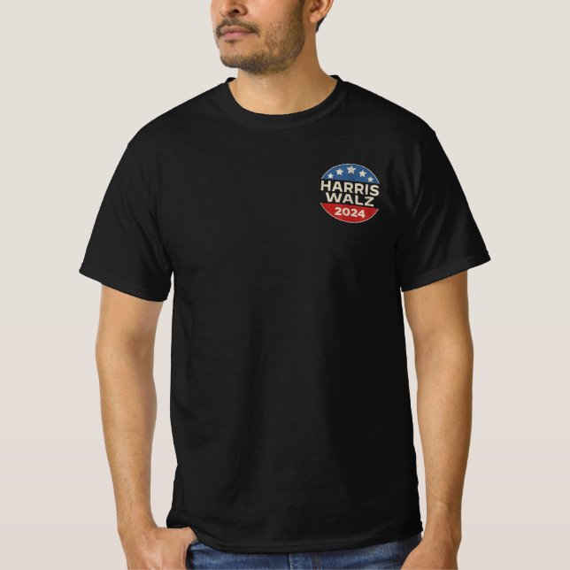 T-shirt Harris Walz Élection 2024 (Devant)