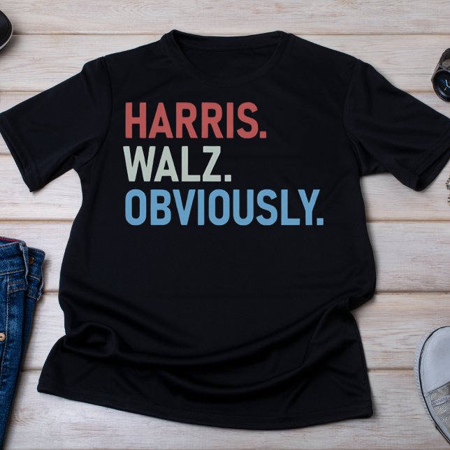 T-shirt Harris Walz Évidemment Déclaration politique audac (Créateur téléchargé)